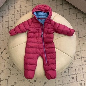 L.L. Bean down bunting snowsuit 3-6